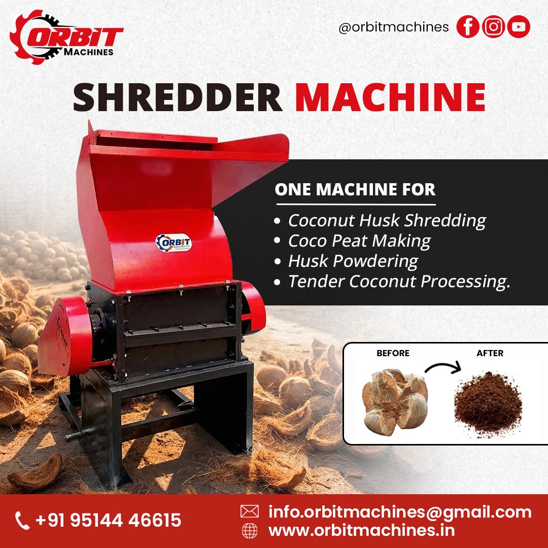 Coconut Husk Fiber Shredder Machine Manufacturers in India Coconut Husk Fiber Shredder Machine Manufacturers in India